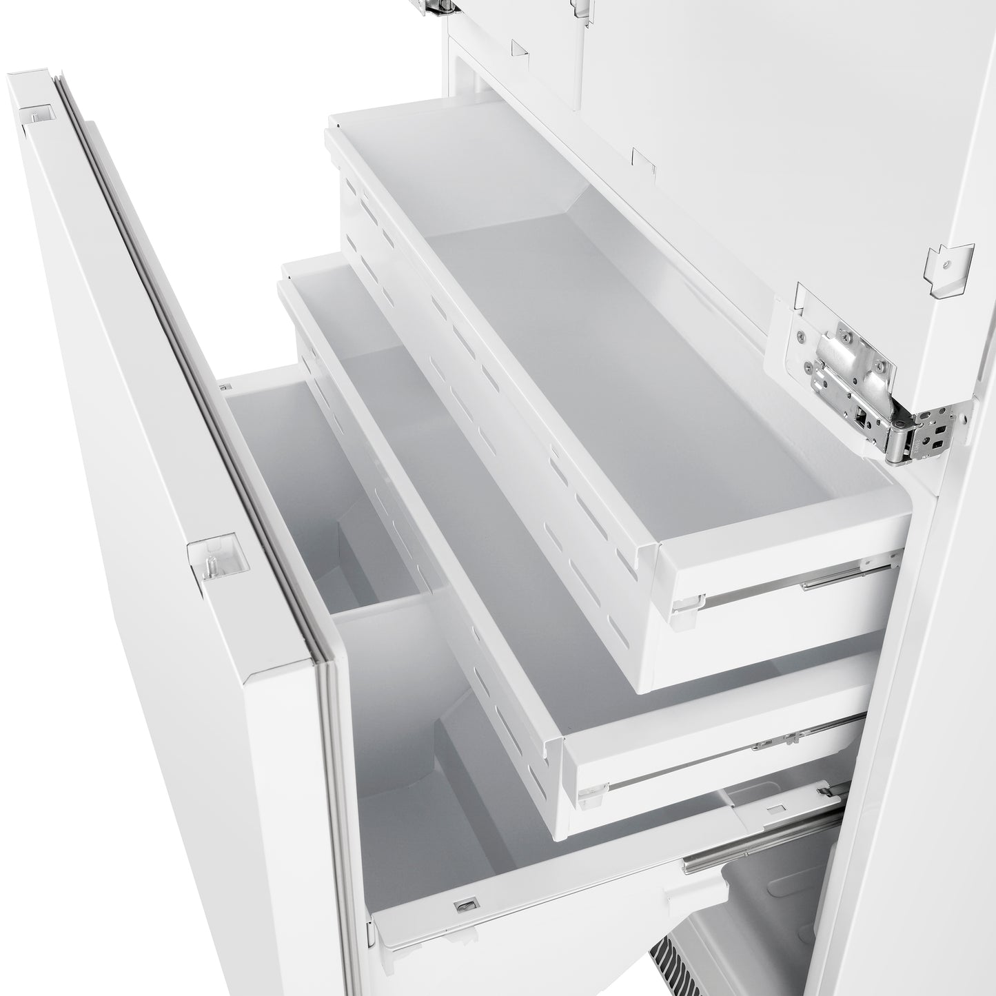 Forno Rivestito Refrigerator, French Door, 36 Inch, Energy Star, Fast Freeze