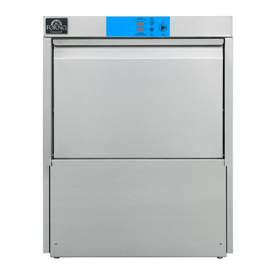 Forno Commerciale 24-Inch Commercial Undercounter Dishwasher, 1-Phase/3-Phase Compatible