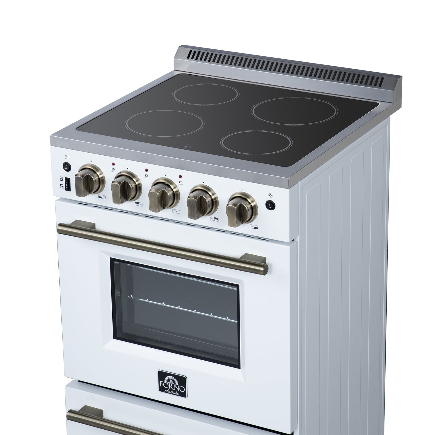 Forno Loiano 24 Inch Freestanding Electric Range in White