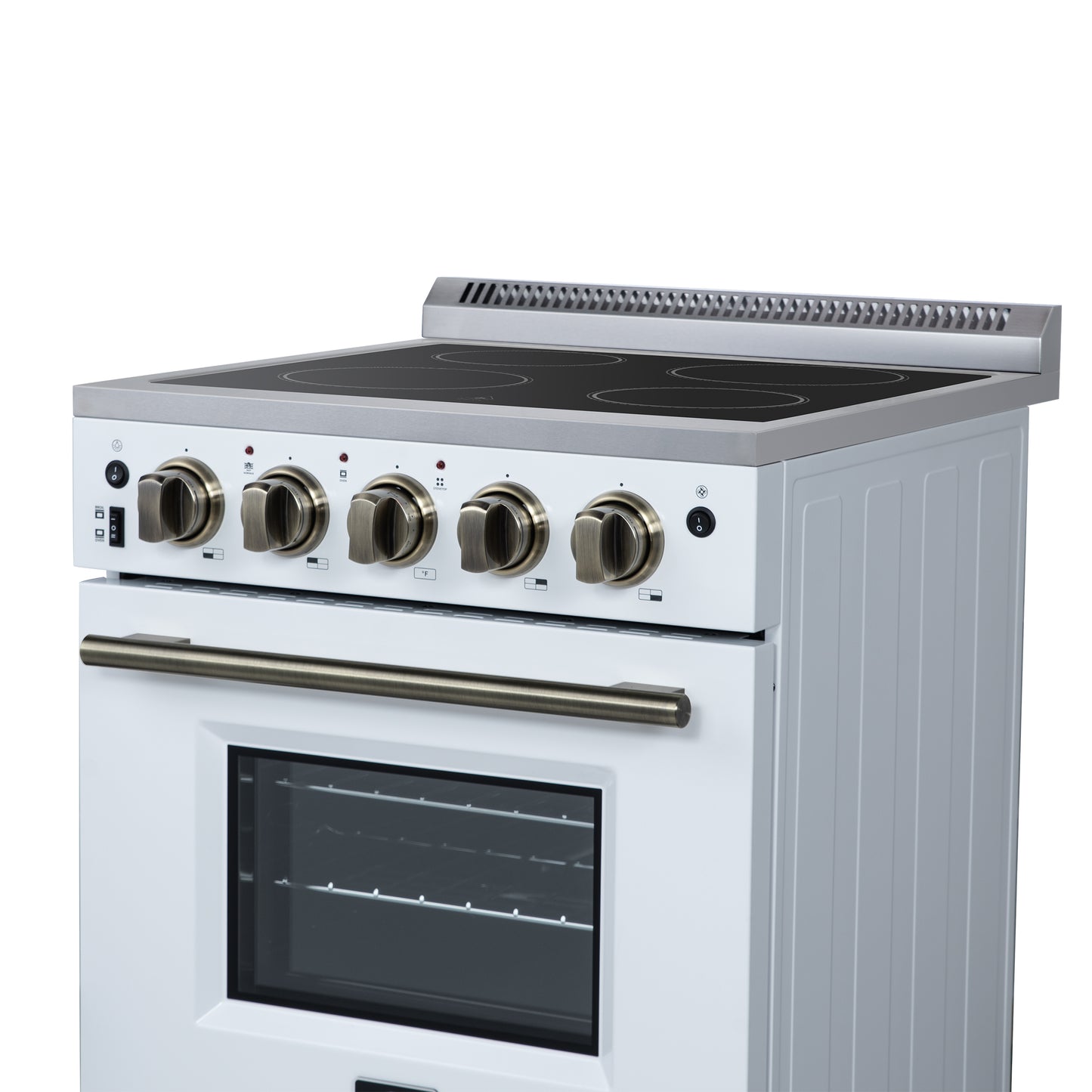 Forno Loiano 24 Inch Freestanding Electric Range in White
