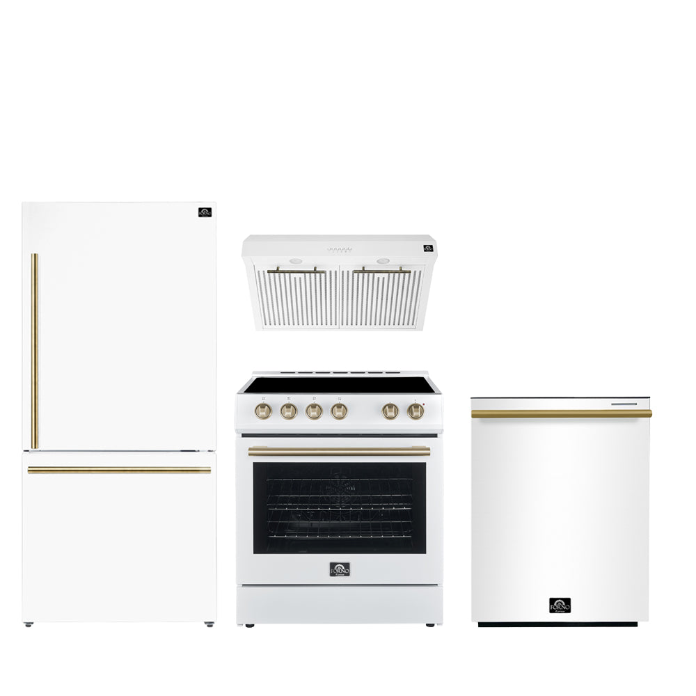 FORNO Premium 4-Piece Kitchen Bundle - Leonardo Espresso 30
