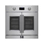 Forno Asti 30-Inch French Door Electric Wall Oven in Stainless Steel, 3.68 cu. ft. True Convection, 3,600W, Air Fry, Sous Vide, Self-Clean