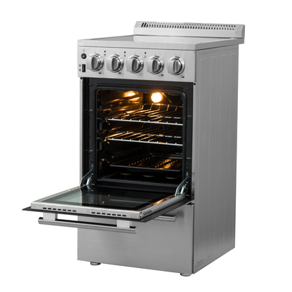 Forno Pallerano 20-Inch Freestanding Electric Range, Canada Version, Plug and Cord Included