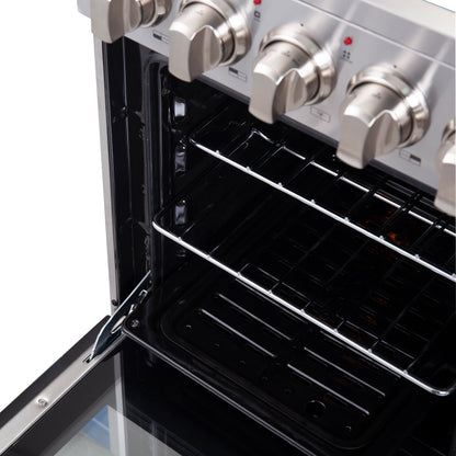 Forno Pallerano 20-Inch Freestanding Electric Range, Canada Version, Plug and Cord Included