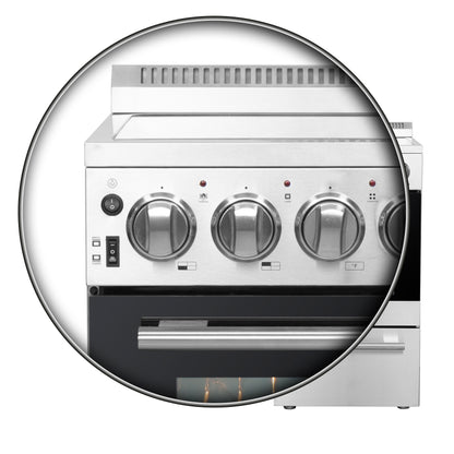 Forno Pallerano 20-Inch Freestanding Electric Range, Canada Version, Plug and Cord Included