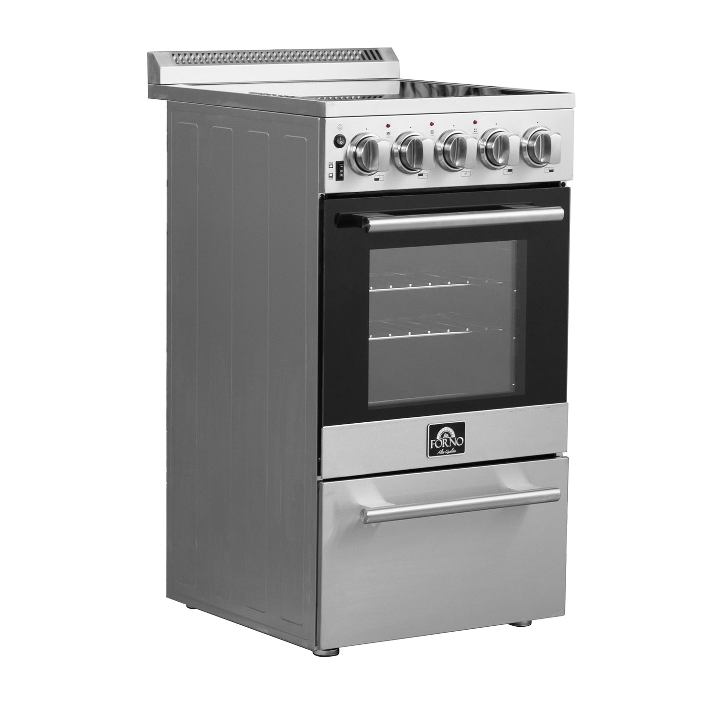 Forno Pallerano 20 Inch Freestanding Electric Range, Compact Design