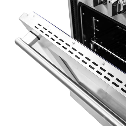 Forno Massimo 48-Inch Freestanding Gas Range, 8 Burners, True Convection Oven