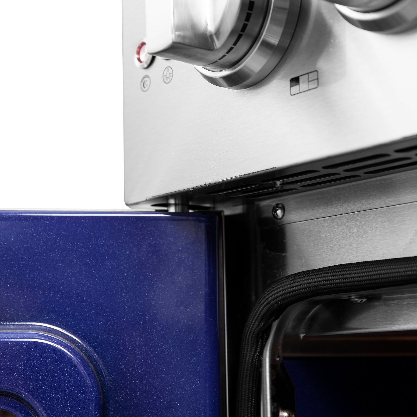 Forno Massimo 30-Inch Freestanding French Door Gas Range, 4 Burners, Convection Oven, Energy Efficient