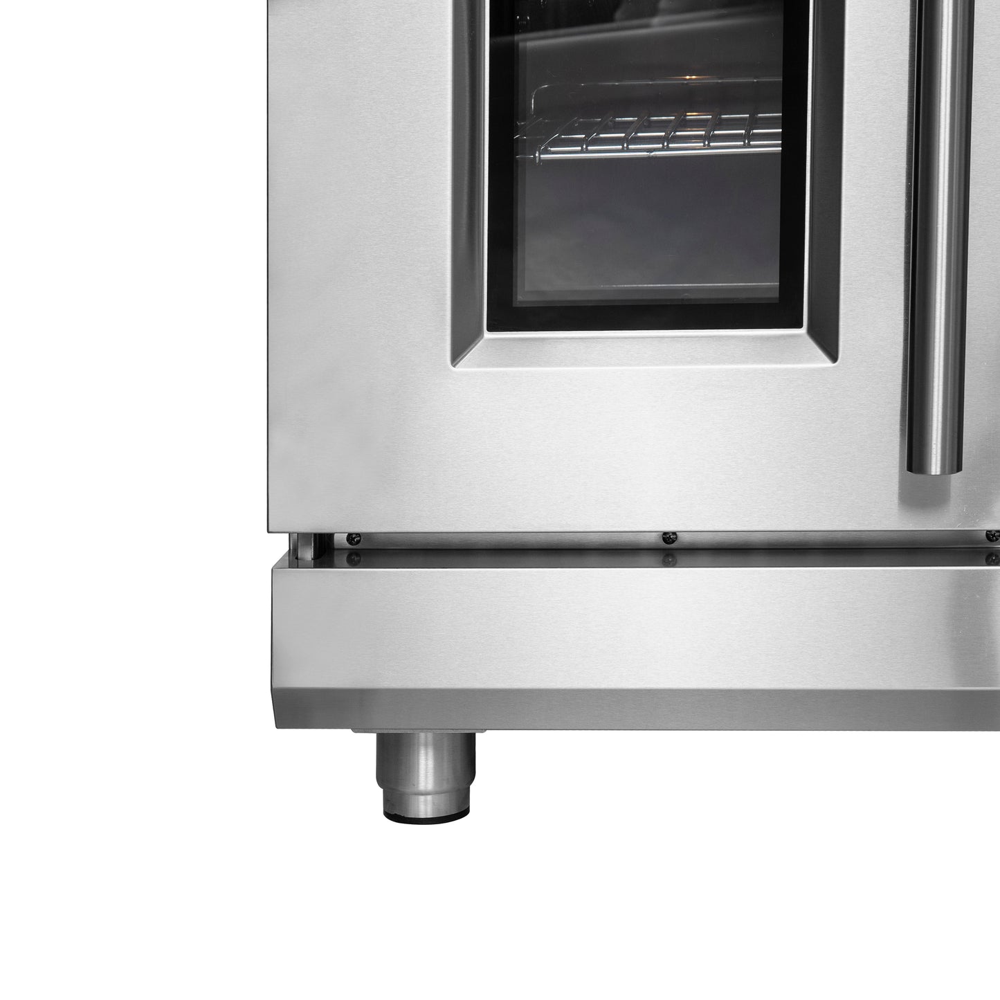 Forno Massimo 48-Inch Freestanding French Door Gas Range, 8 Burners, Convection Oven, Energy Efficient