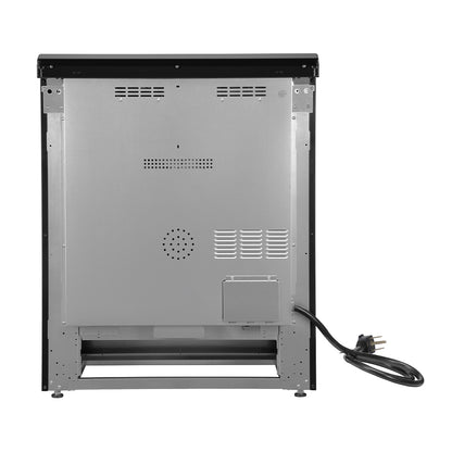 Forno Leonardo Espresso 30-Inch Slide-In Stainless Steel Induction Range, Convection Oven, 5 Cooking Zones