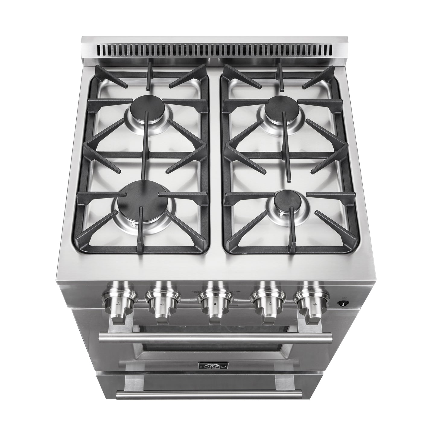 Forno Breno 24-Inch Freestanding Gas Range, Compact Design, Energy Efficient