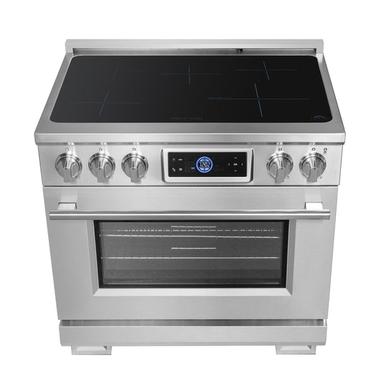 Forno Maximus 36 Inch Induction Range with Air Fryer