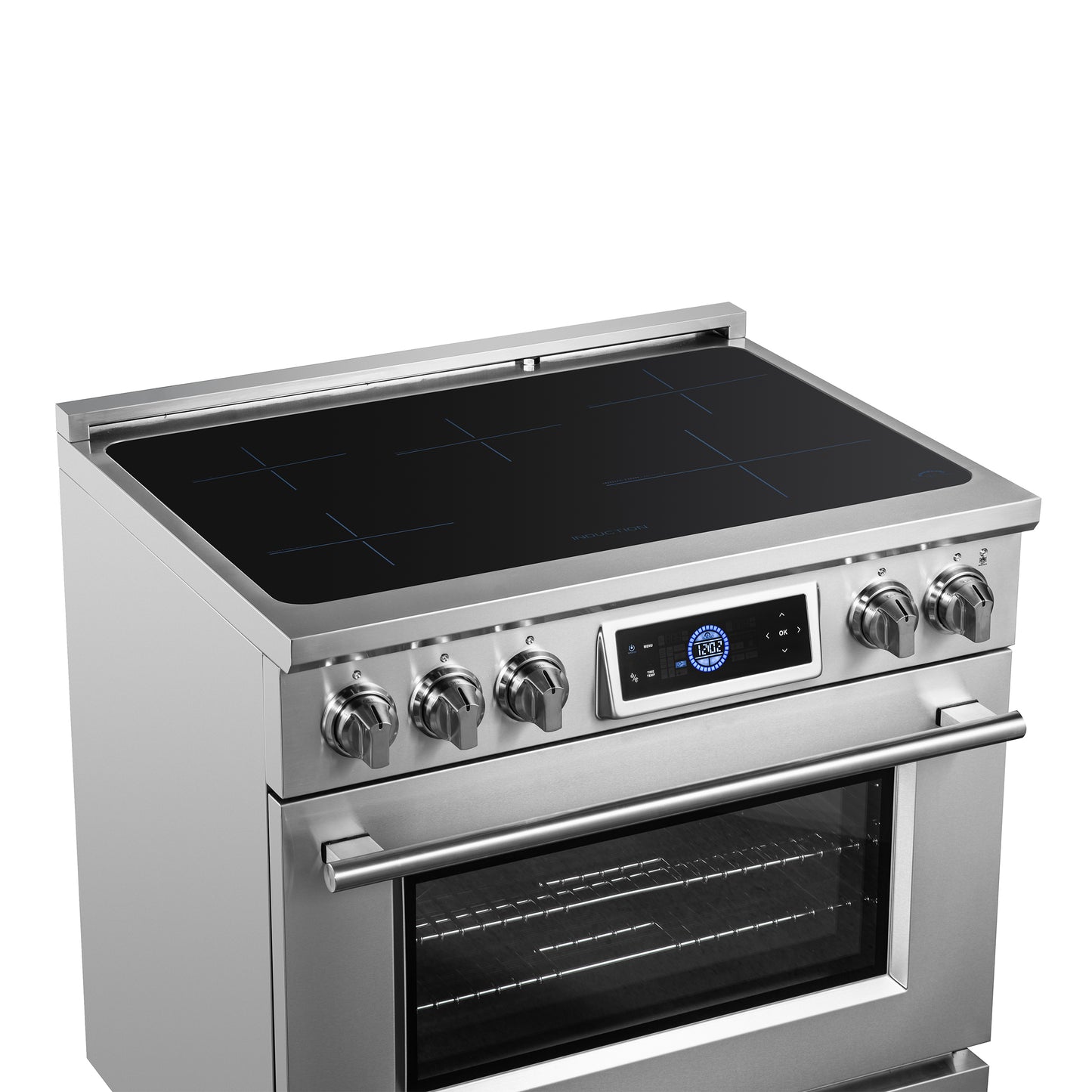 Forno Maximus 36 Inch Induction Range with Air Fryer