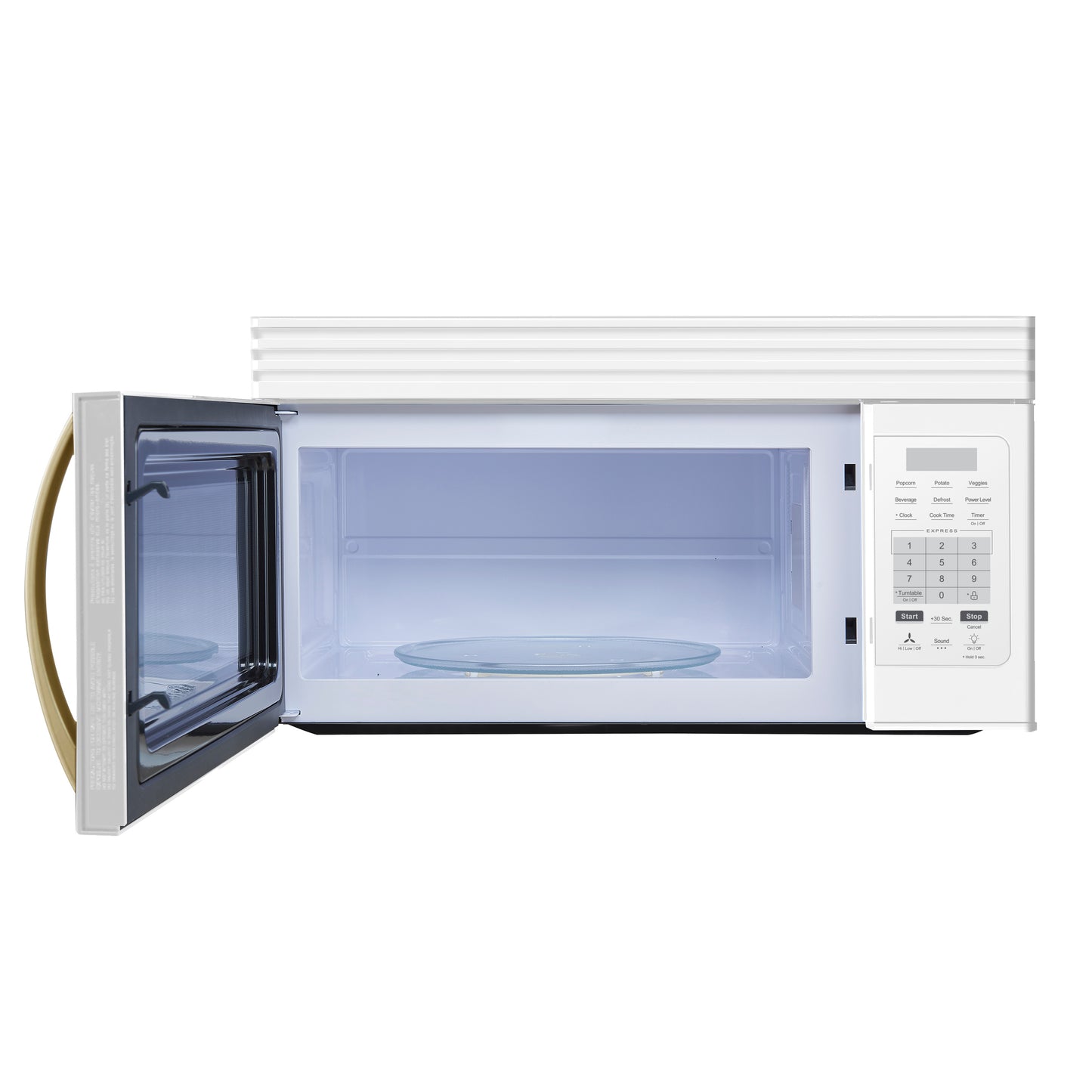 Forno Scalo 30-Inch Over the Range Microwave, White – 1.6 cu.ft, 300 CFM Vent, Touch Control, LED Light