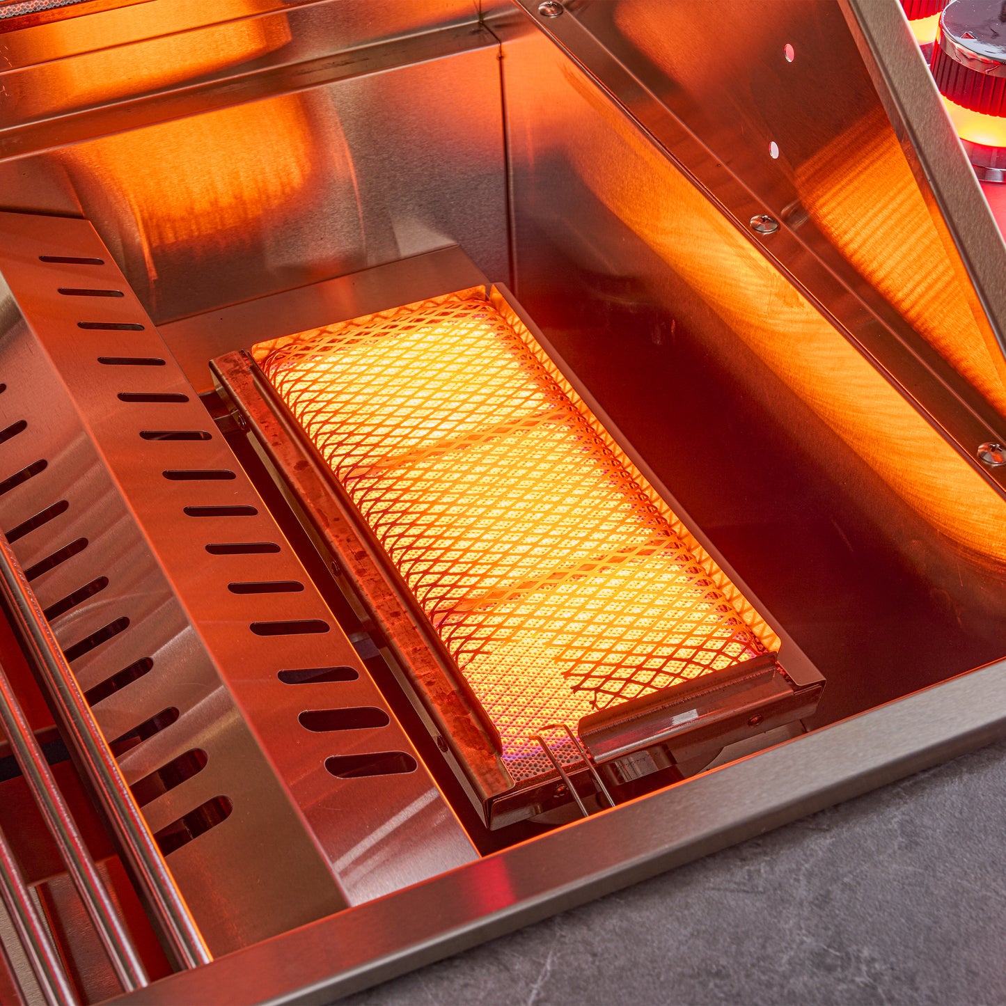 Forno Rimini Outdoor Kitchen 30" BBQ 62,600 BTU, 3 Burners with Sear & Rotisserie, 2.4 cu.ft. Beverage Center, Stainless Steel Sink, Black Cabinets & Gray Sintered Stone Countertop