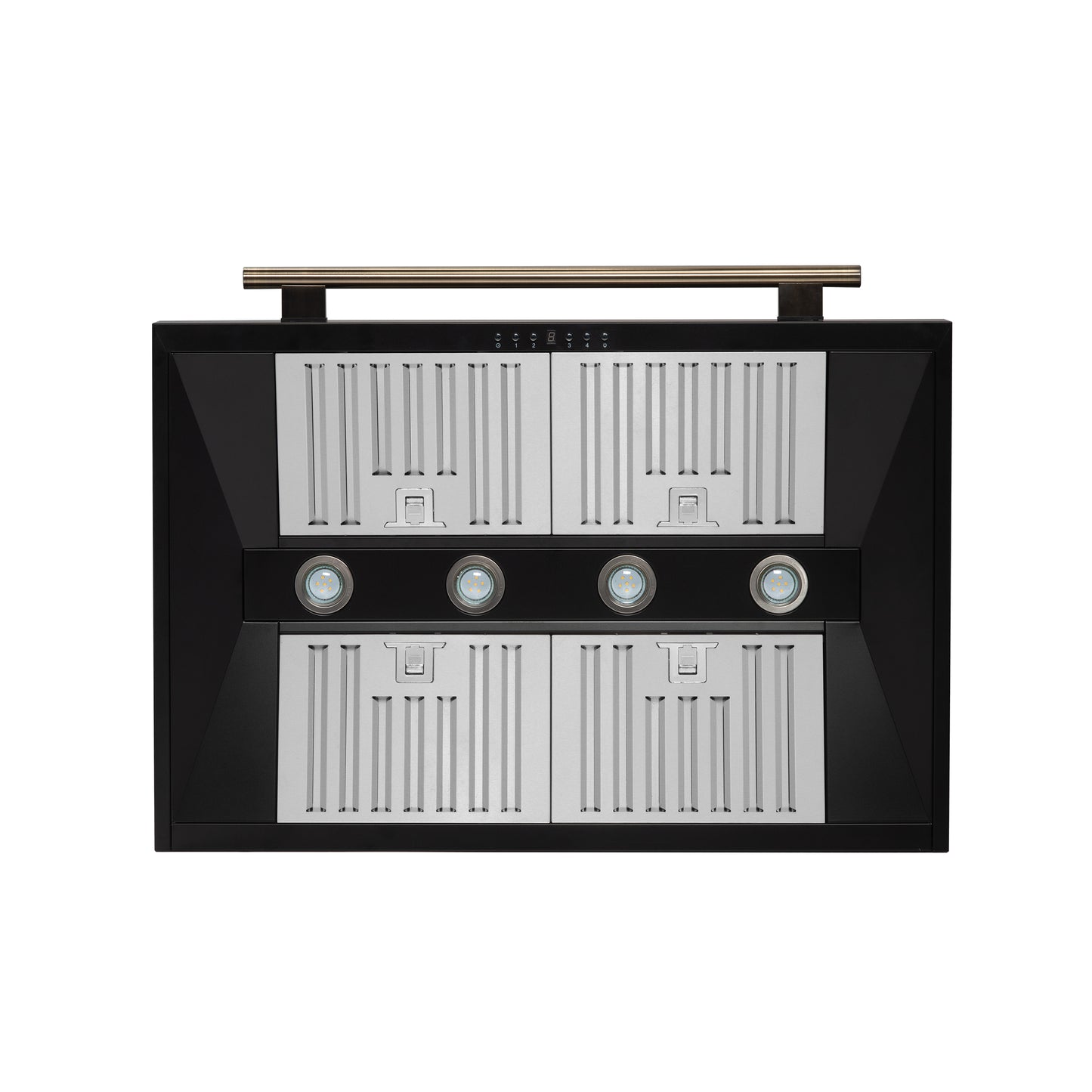 Forno Aria 36 Inch Wall-Mounted Range Hood in Black