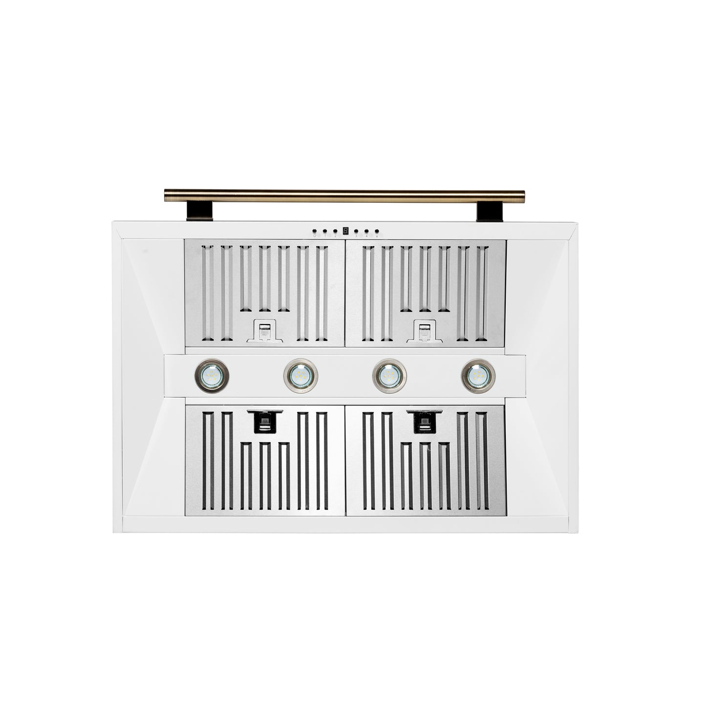 Forno Aria 36 Inch Wall-Mounted Range Hood in White