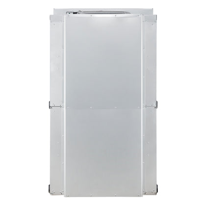 Forno Vomero 30-Inch Double Wall Oven, White, 10 cu.ft Total Capacity, 7100W Convection, Mechanical Controls, Manuel Steam Clean