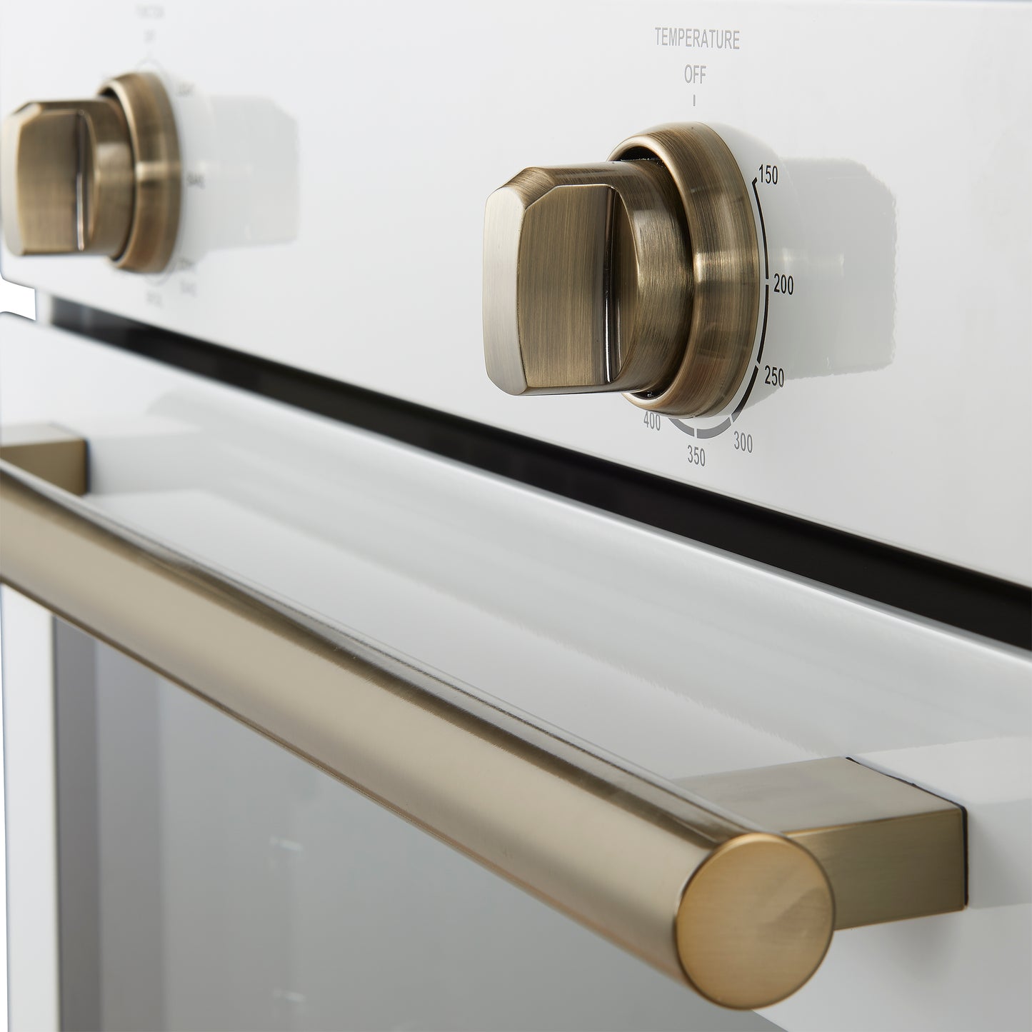 Forno Vomero 30-Inch Wall Oven, White, 5 cu.ft Capacity, 3550 Watts Convection, Mechanical Controls, Manuel Steam Clean