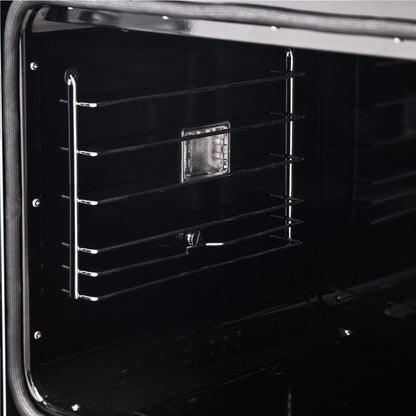 Forno Asti 30-Inch French Door Electric Wall Oven in White & Antique Brass, 3.68 cu. ft. True Convection, 3,600W, Air Fry, Sous Vide, Self-Clean