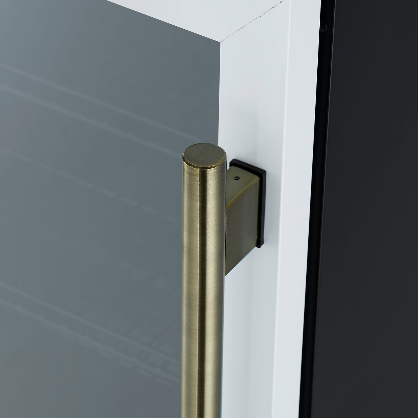 Forno Frescolino 24 Inch Beverage Cooler, White with Antique Brass Handles, with LED Lighting, Triple Glass Door, 188 Can Capacity, Built-In or Freestanding